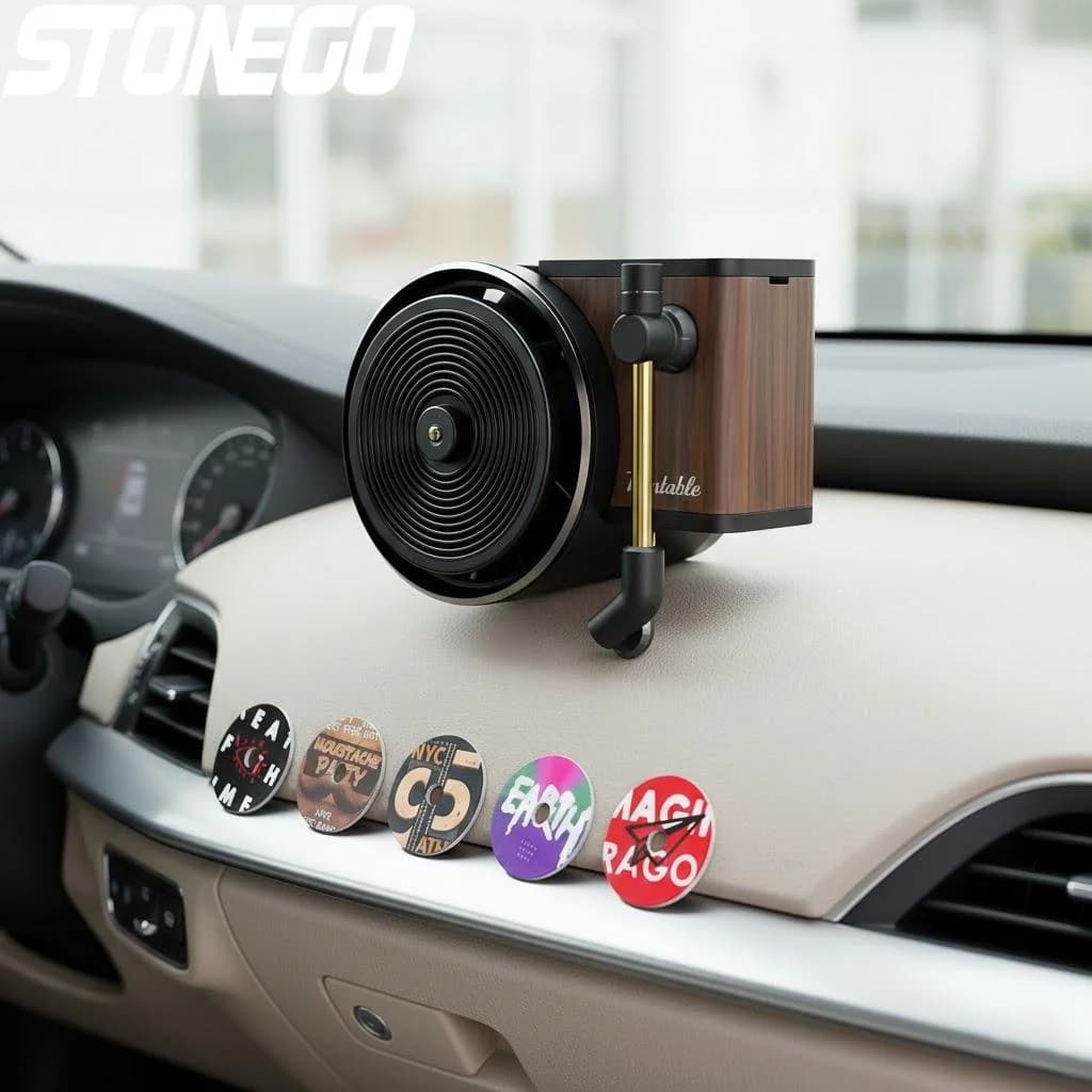 Auto Scenter with Clip for Ventilation Bush, Scented Solid Balm, Fragrance Diffuser, Auto Accessories, Interior Perfume