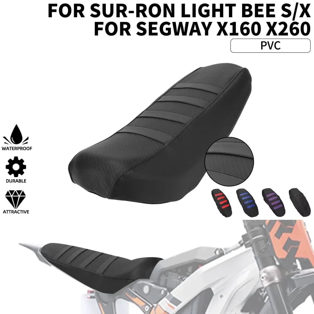 Per Sur Ron Coprisedile Moto Rain Gripper Sella morbida Copertura antipolvere Protezione impermeabile per Sur-Ron Surron SX Bici elettrica