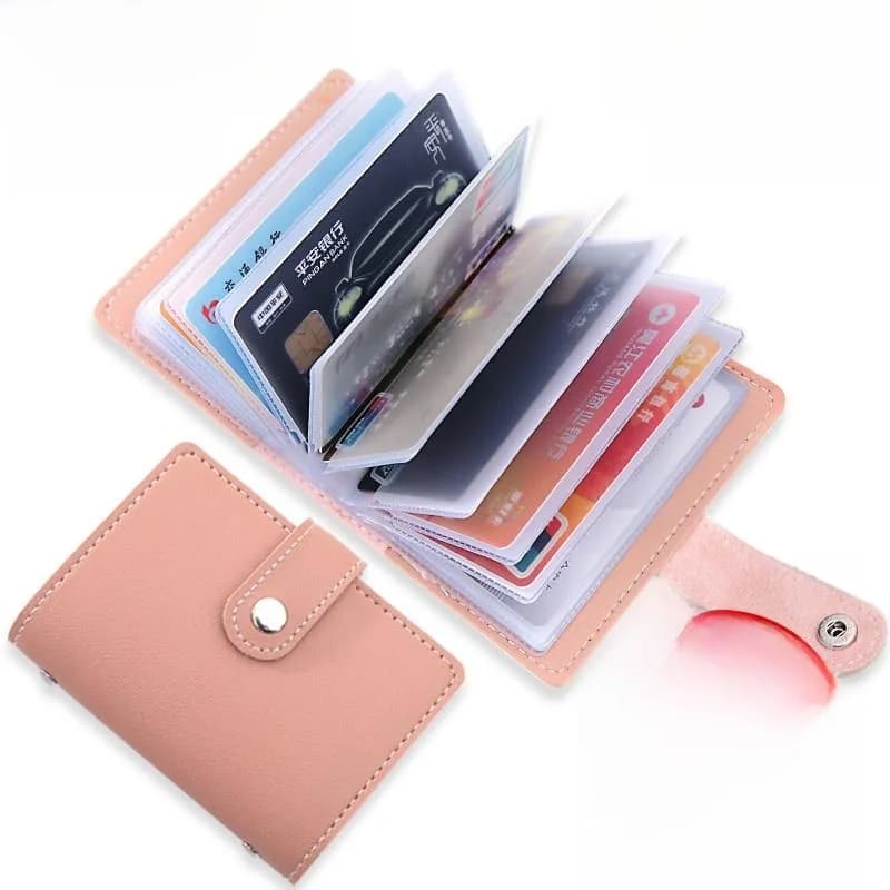 Anti-Theft High Capacity Card Holder Driving License Wallet Magnetic Shielding Small Size for Men And Women Nylon Material
