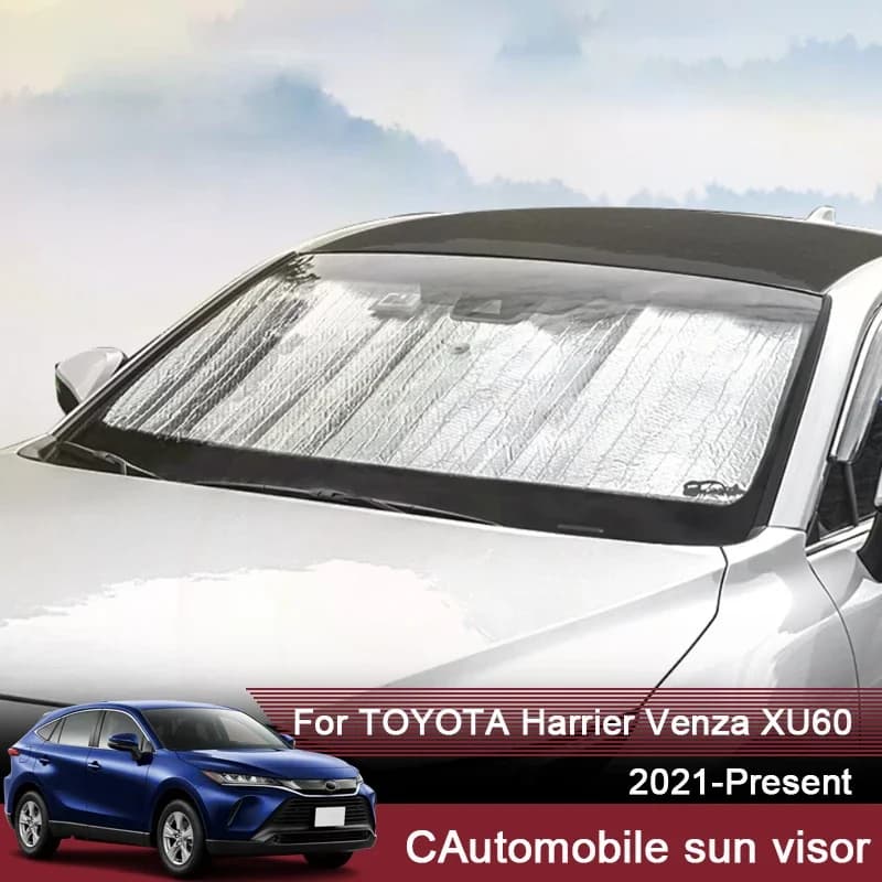 Auto Tende Da Sole Protezione UV Per Toyota Harrier Venza XU60 2021-2026 Tenda Della Finestra Tenda Da Sole Visiera Parabrezza Protezione Accessorio