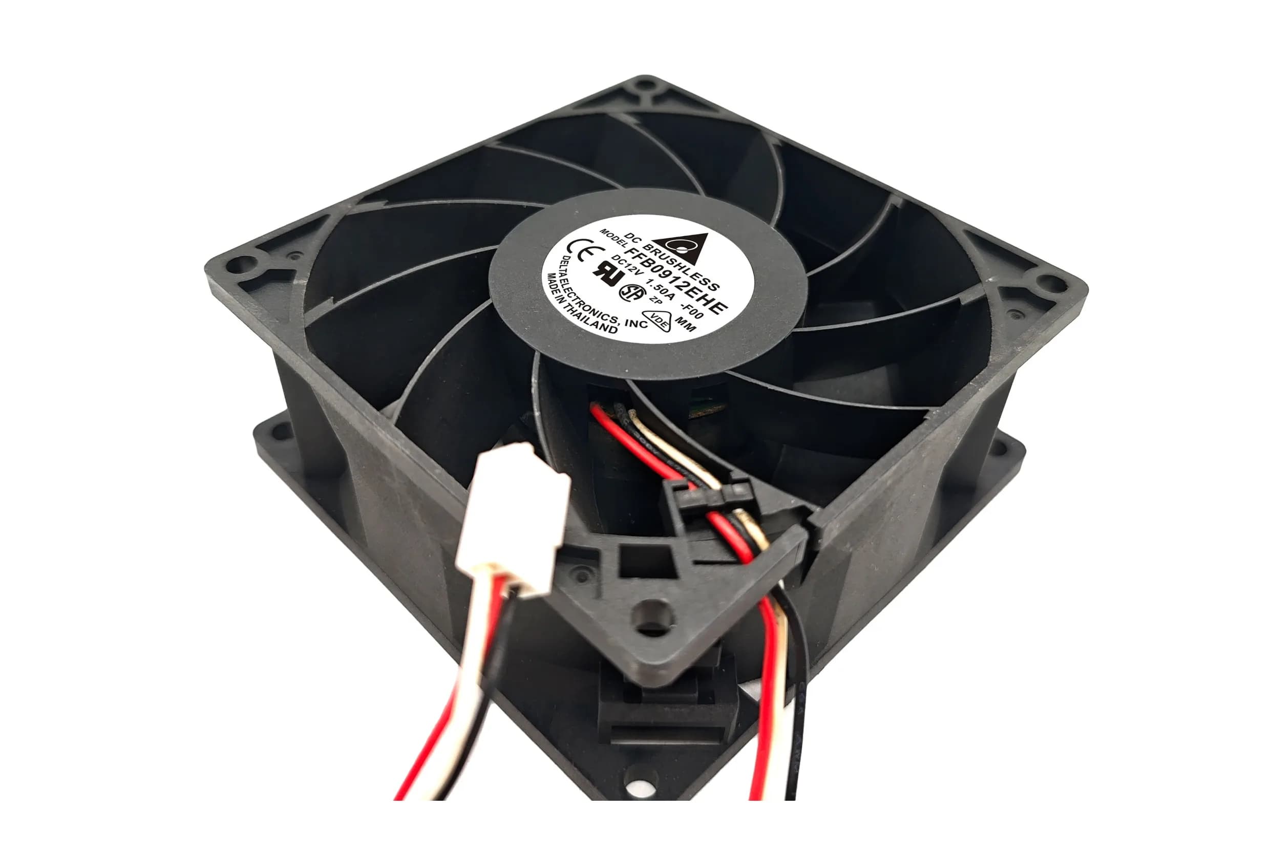 Delta Electronics FFB0912EHE F00 Ventola di raffreddamento CC 12 V 1,5 A 90x90x38 mm a 3 fili
