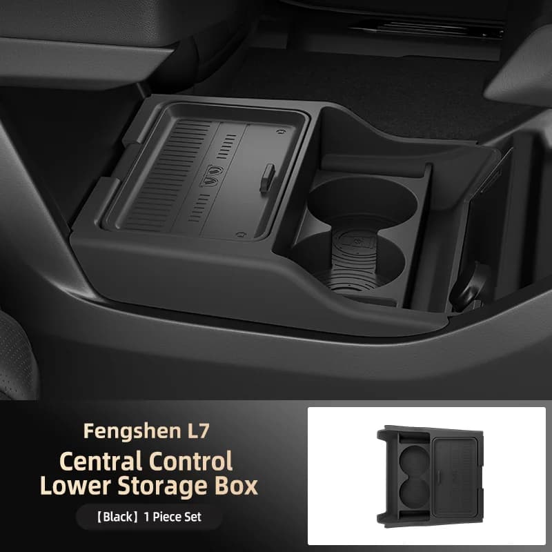 Per Dongfeng Aeolus L7 2025: Scatola portaoggetti inferiore per console centrale, organizer multifunzionale, accessori per la modifica degli interni auto