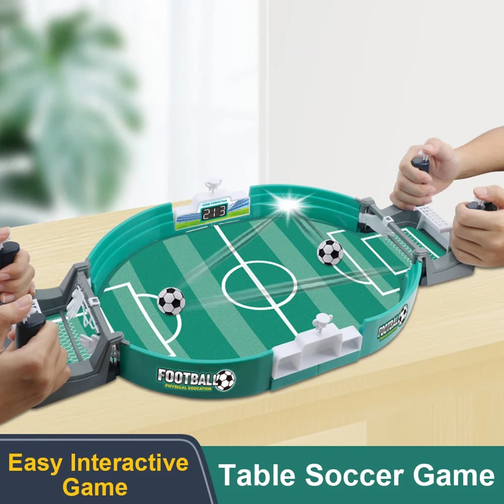 Mini gioco di calcio balilla facile installazione gioco di calcio interattivo sicuro e robusto calcio gioco genitore-figlio per regali per feste per bambini