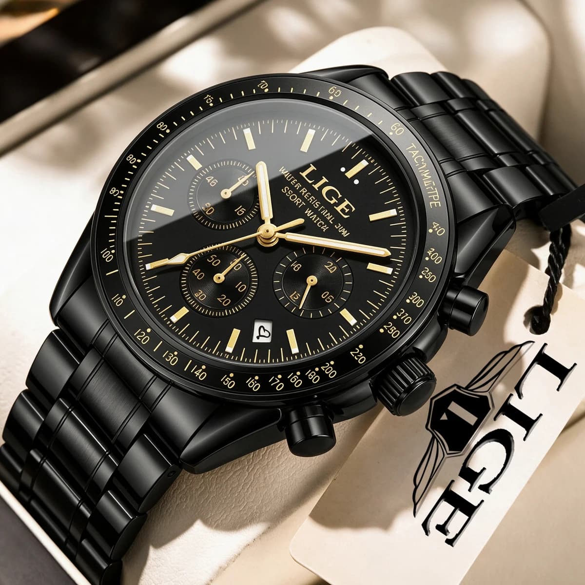 LIGE Watches for Men 2026 NEW Business Casual Luxury Quartz Wristwatch Date Clock Chronograph Men Sports Watches Reloj Hommes