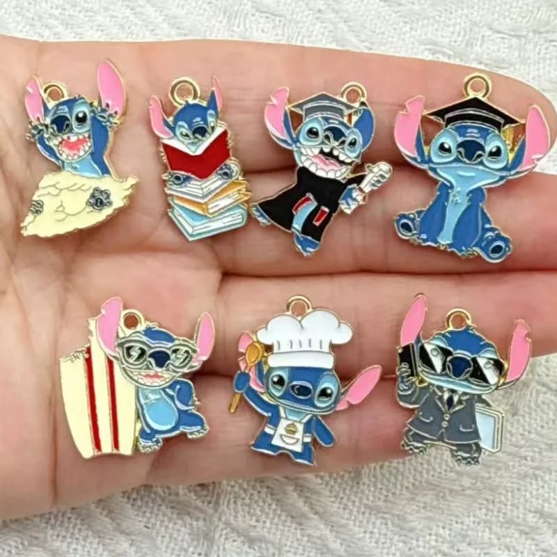 10 Pieces Pendent Earrings and Necklace with Graduate Cap Shape Pendant Disposable Floral Theme for Students, Fai-to-te Gifts for Graduate