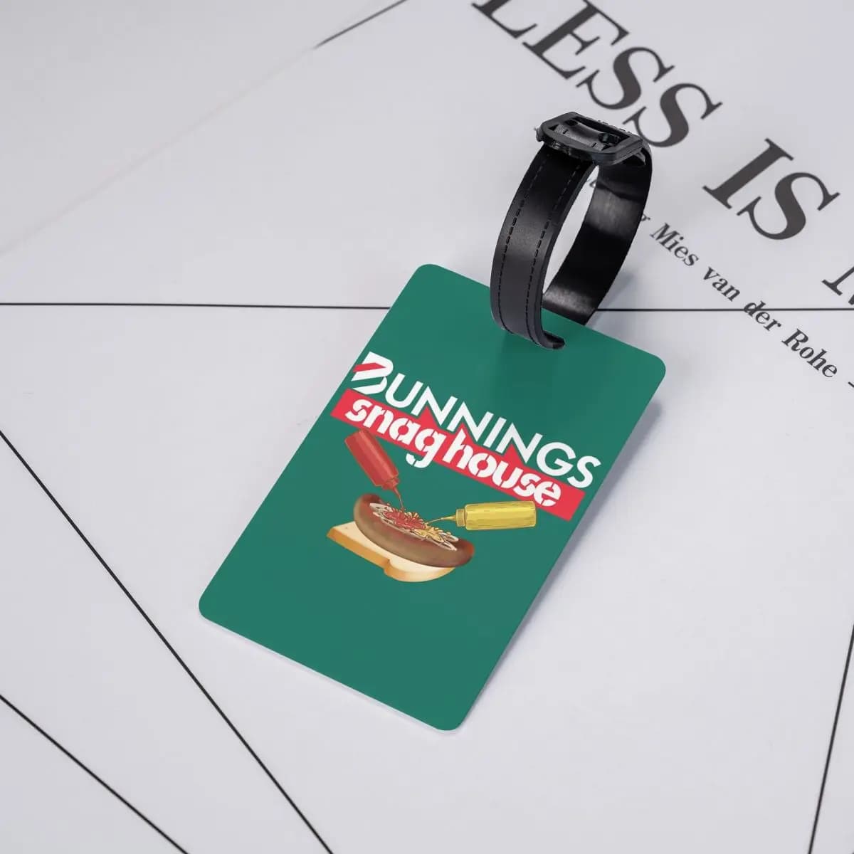 Etichette per Bagagli Bunnings Snaghouse, Accessori per Valigie, Targhette per Bagagli da Viaggio, Porta Etichette con Spazio per Nome e Indirizzo
