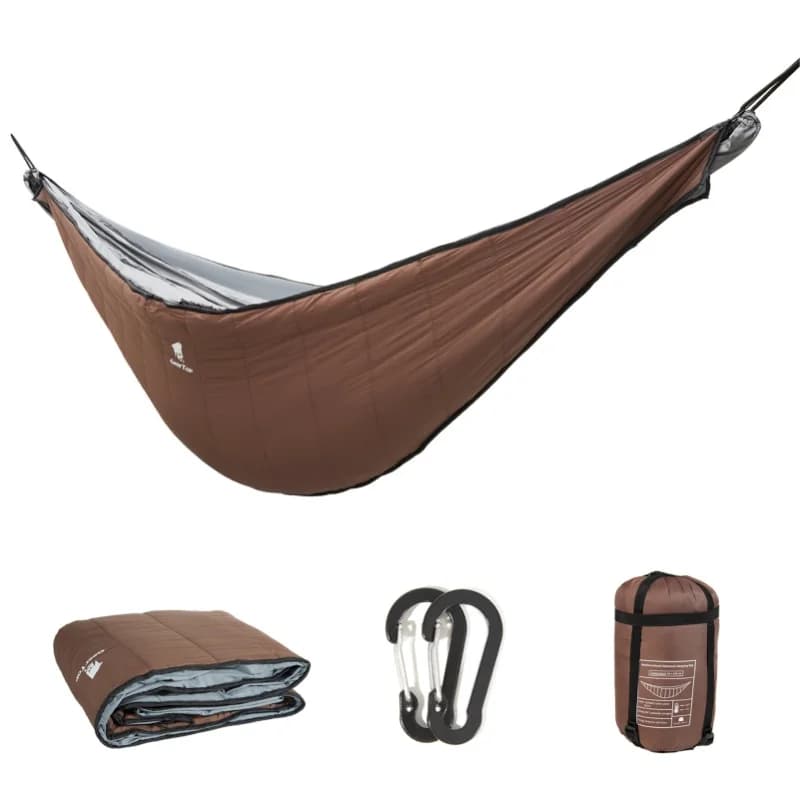 Portable undercover for hammock, warm for cold winter, ideal for camping and outdoor excursions