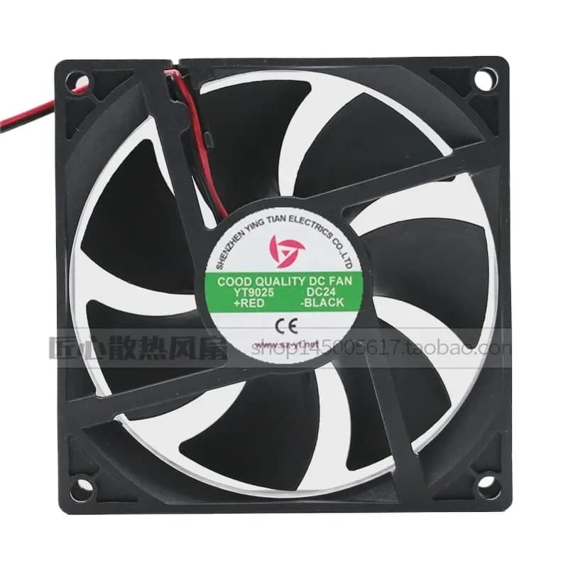 YINGTIAN YT9025 24V 9cm Volt Exhaust Welding Machine Cabinet with Equipment DC Small Cooling Fan for YINGTIAN
