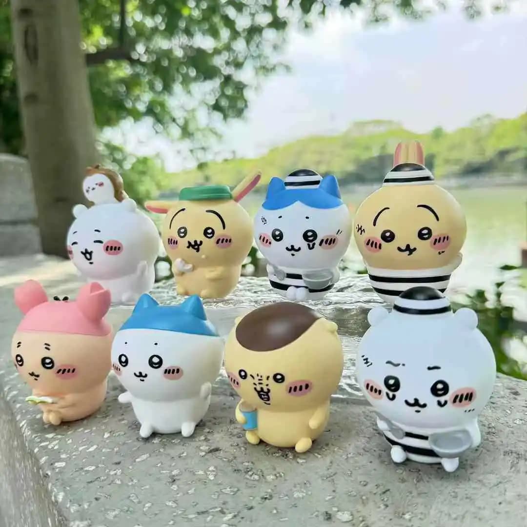 Mini Figurine Anime Giapponese Chiikawa - Blind Box con Personaggi Carini: Hachiware, Usagi, Kurimanju - Action Figure da Collezione per Scrivania