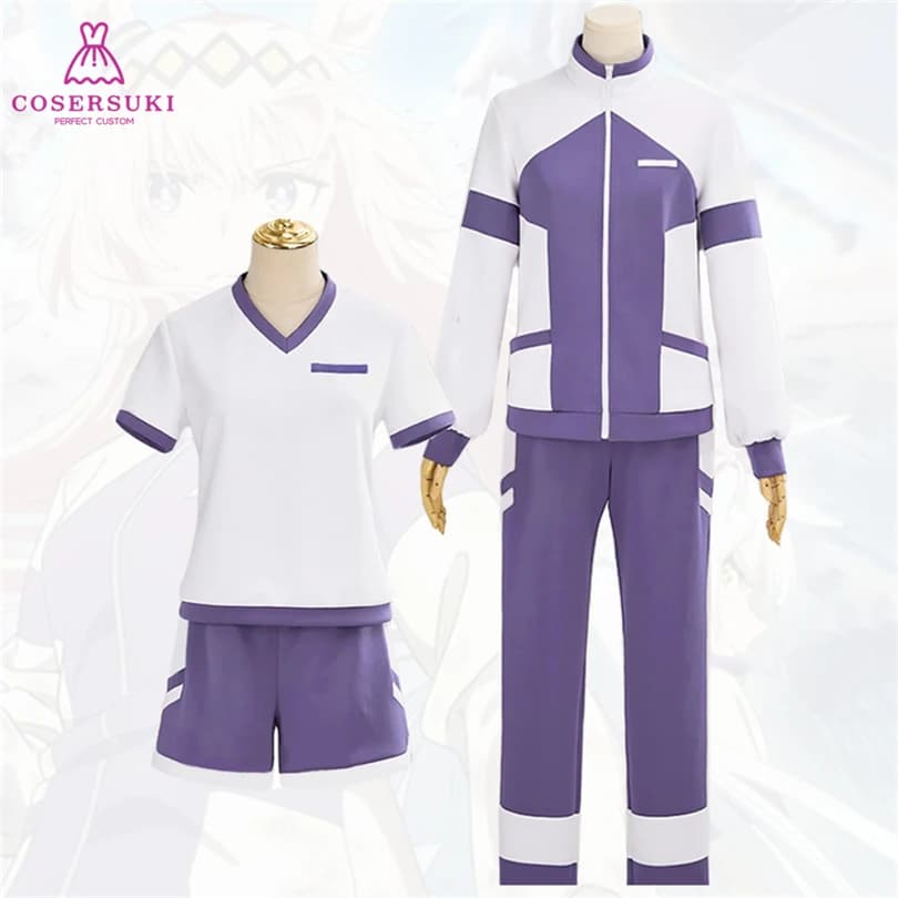 Uma Musume Cenerentola Grigio Oguri Cap Abbigliamento sportivo Costume cosplay Halloween Natale Abiti personalizzati