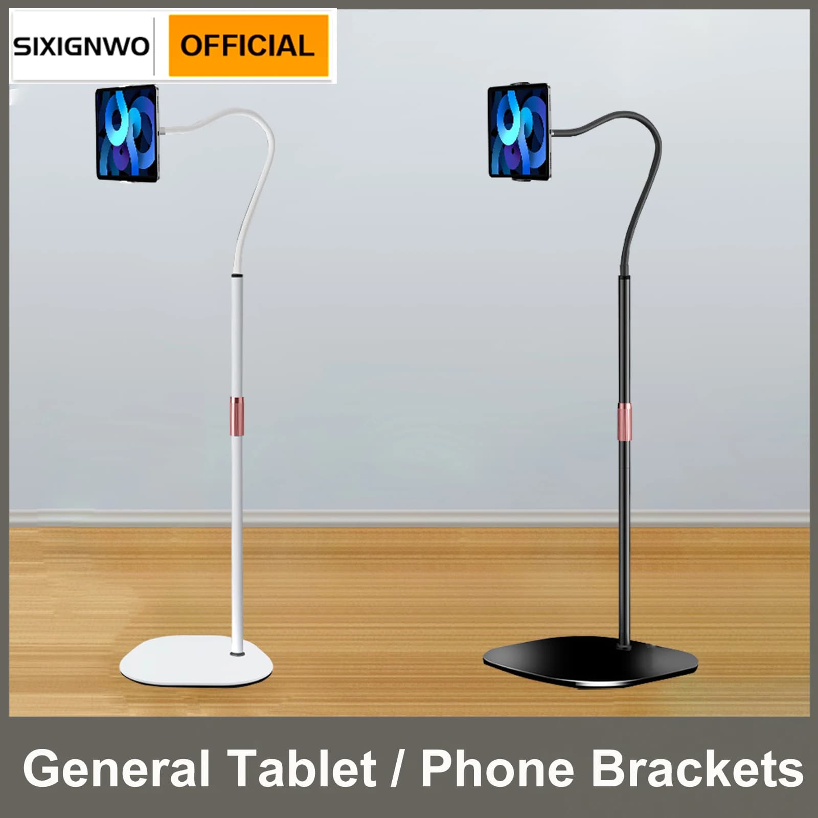 Nuovo supporto da pavimento regolabile per Tablet da 155cm supporto universale per Tablet supporto per Tablet per Tablet Pad da 4-12.9 pollici per Ipad