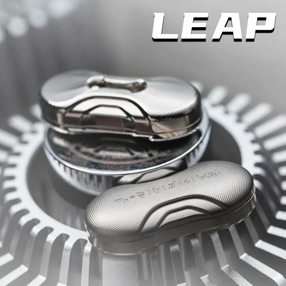 Proxy EDC LEAP Slider in Titanio, Giocattolo Antistress per Adulti, Design Originale, Gadget per Alleviare l'Ansia, Push Slider