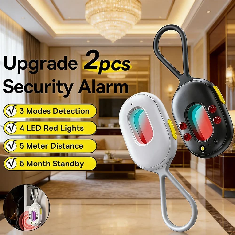 Rilevatore di Allarme di Sicurezza, Sensore di Protezione Sonora Aggiornato, Attrezzatura Antifurto per Porte e Finestre Compatibile con Sistemi di Sicurezza
