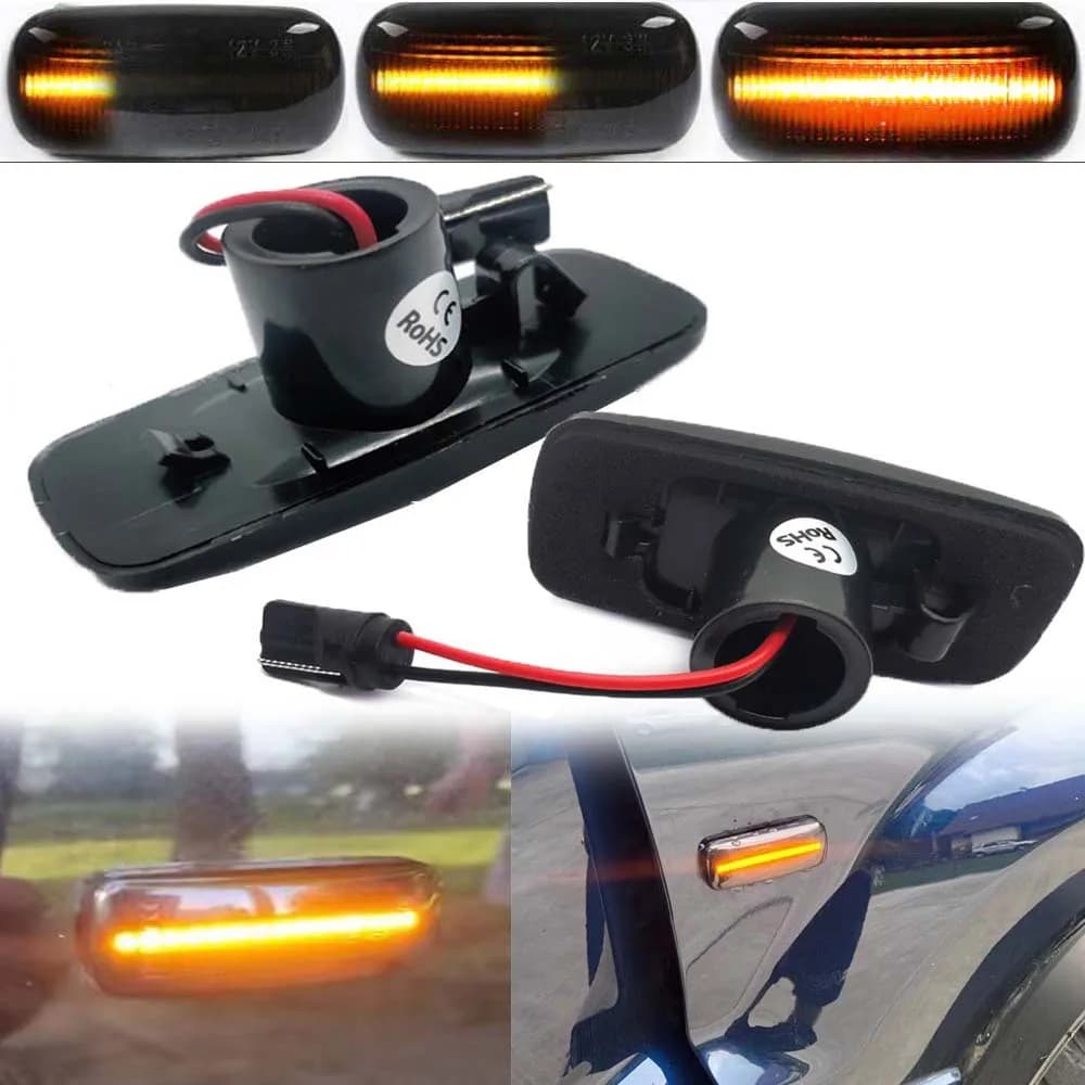Indicatori di direzione laterali a LED dinamici 2007-2014 per Dodge Avenger Grand Caravan Nitro Journey Charger Calibro LX