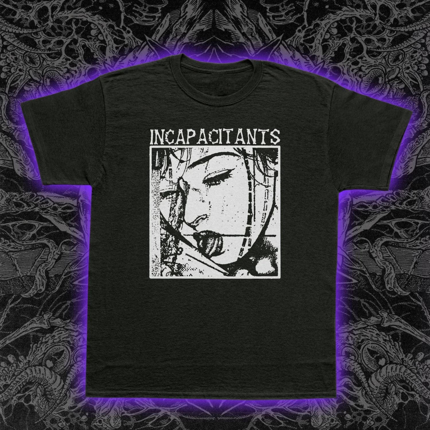 T-shirt Incapacitants Harsh Noise Japanese Noise Japanoise Toshiji Mikawa Tee
