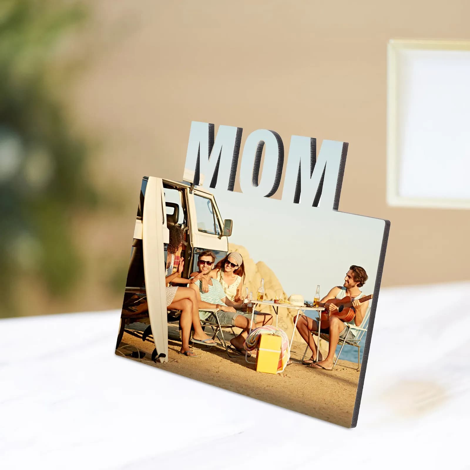DIY Sublimation Blank Photo Frame Heat Transfer Tabletop Decor Mom Picture Frame Mother's Day Gift Godmother Gifts from Godchild