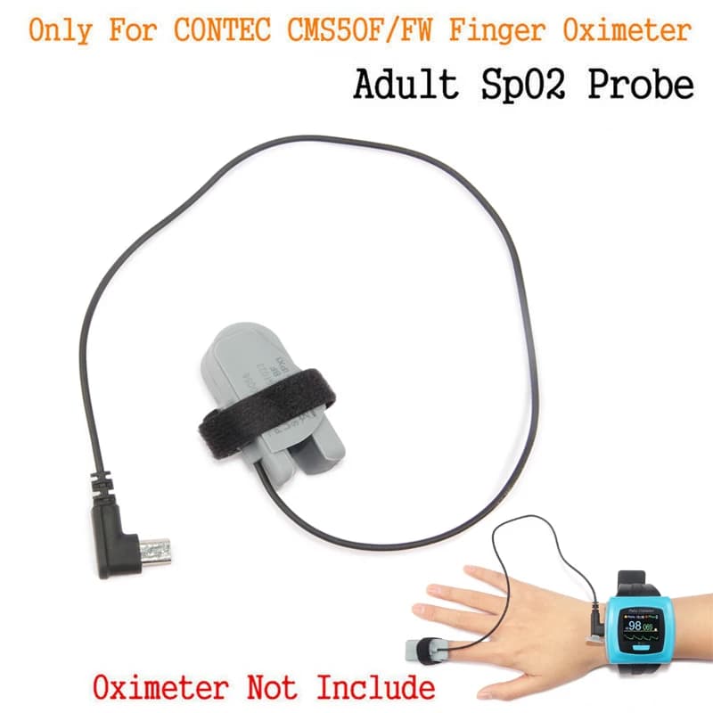 SPO2 adult probe with USB port for pulse pulsometer CONTEC CMS50F/CMS50FW 24 hours SpO2 sleep sensor for blood oxygen monitor