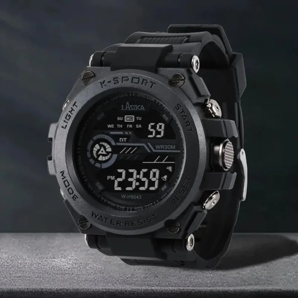 Men's Sports Watch Waterproof Men's Sports Watch Digital Multifunction LED Alarm Clock Electronic Wrist Watch