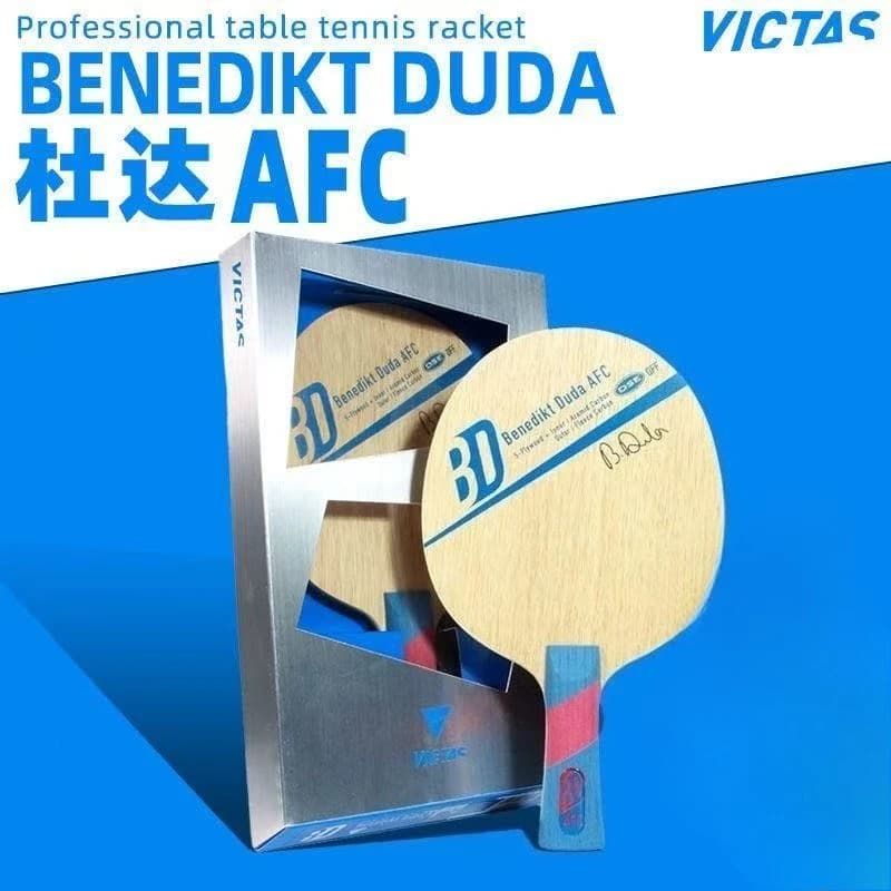 VICTAS DuDaACF Racchetta da ping pong Lana Carbonio Quartet Piastra inferiore per racchetta da ping pong in carbonio aromatico blu