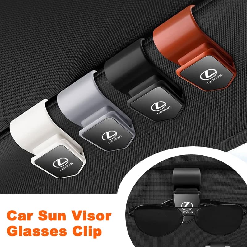 Adesivo per auto 1PC Clip per occhiali da sole per auto, supporto portaocchiali interno per Lexus GS IS LS500h ES260 ES300h RX350h NX260