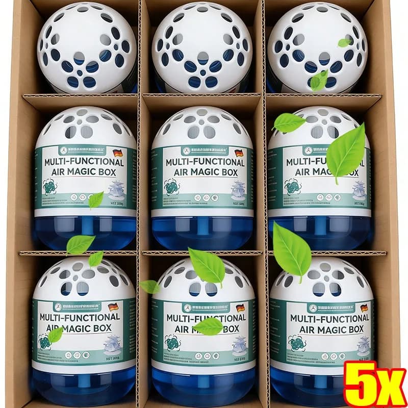 Purificatore d'Aria a Base Vegetale, Gel Naturale per Rimuovere la Polvere, Non Tossico, Automatico, per Stanze, Armadi e Scaffali