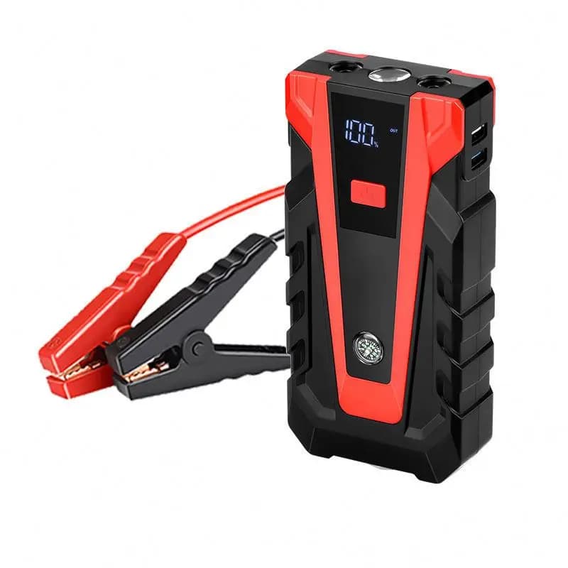 Avviatore per emergenza per auto Avviatore per banca di potere Martello di sicurezza per banca di potere Dispositivo di avviamento automatico per auto 12V Pompa d'aria opzionale