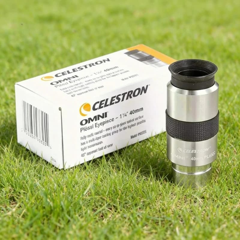 Oculare per telescopio astronomico Celestron da 40 mm e 1,25 pollici, non monoculare, lente oculare da 1,25 mm per osservazione delle stelle e del cielo