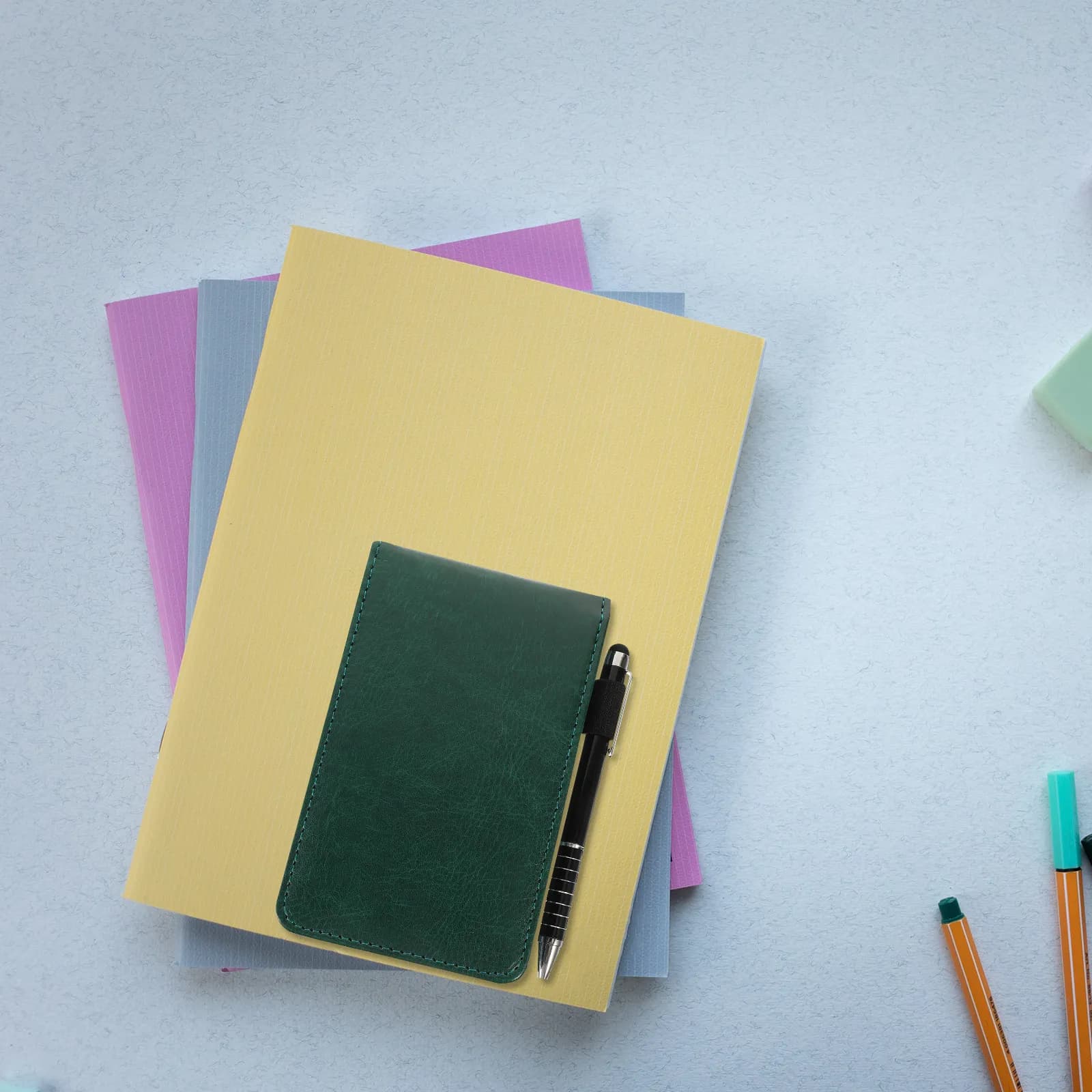 1 set di blocchi per appunti multifunzionali, piccolo taccuino tascabile A7, blocco note in miniatura, portatile, per conferenze aziendali, ufficio, agenda A7