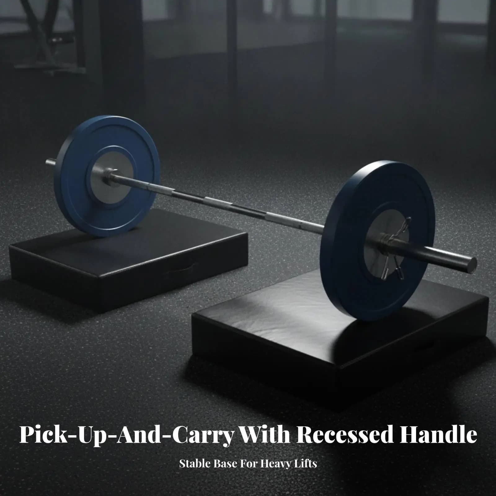 Reinforced Fitness Buffer Pad for Barbell Rack Protection with PVC Leather Surface and Impact Resistant Padding for Training
