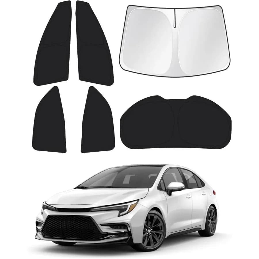 Tendine parasole per 20202025 2026 Corolla Hatchback Accessori Parabrezza Parasole Lato Lunotto Posteriore Ombra Copertura Visiera parasole Scudo P