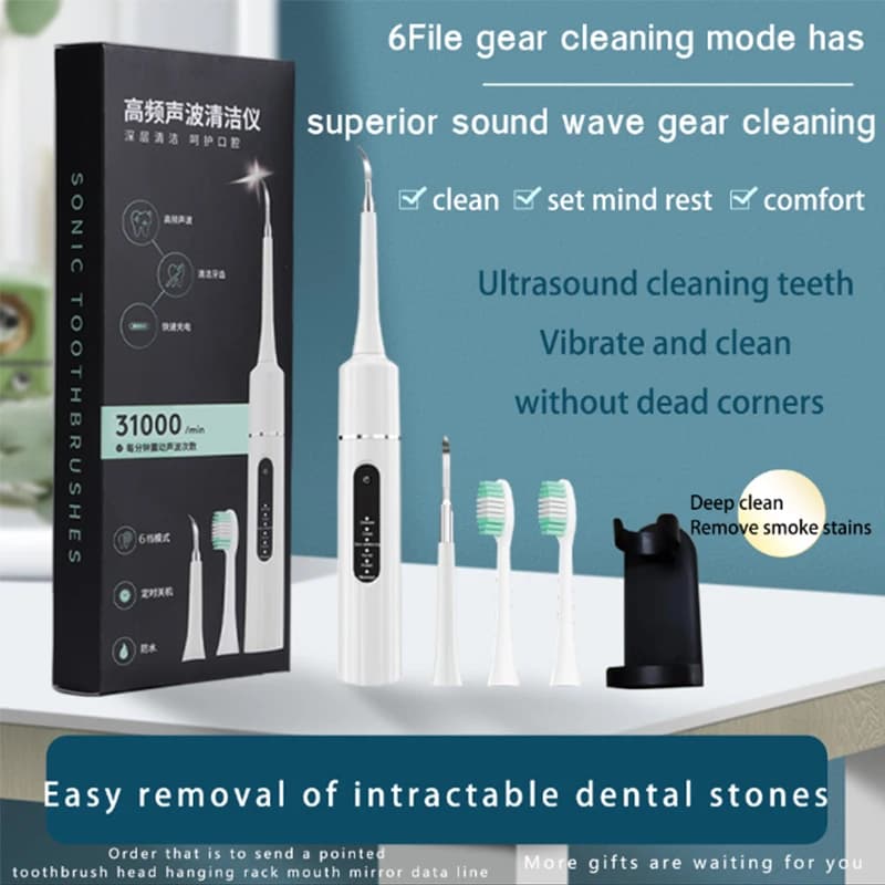 Electric toothbrush Electric Detergent for teeth Rechargeable dental scales Tooth calculation kit for stone removal for tartar removal