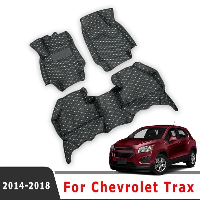 Car mats Car mats for Chevrolet Trax 2018 2017 2016 2015 2014 Auto Custom Interior Protection Covers Waterproof
