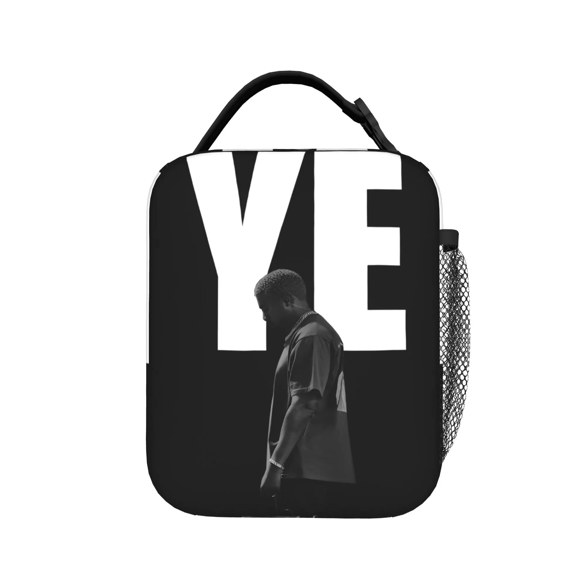 YE- Borsa Termica per Pranzo Kanye West, Grande Contenitore Isolato, Borsa Frigo per Lavoro e Picnic, Borsa Porta Alimenti