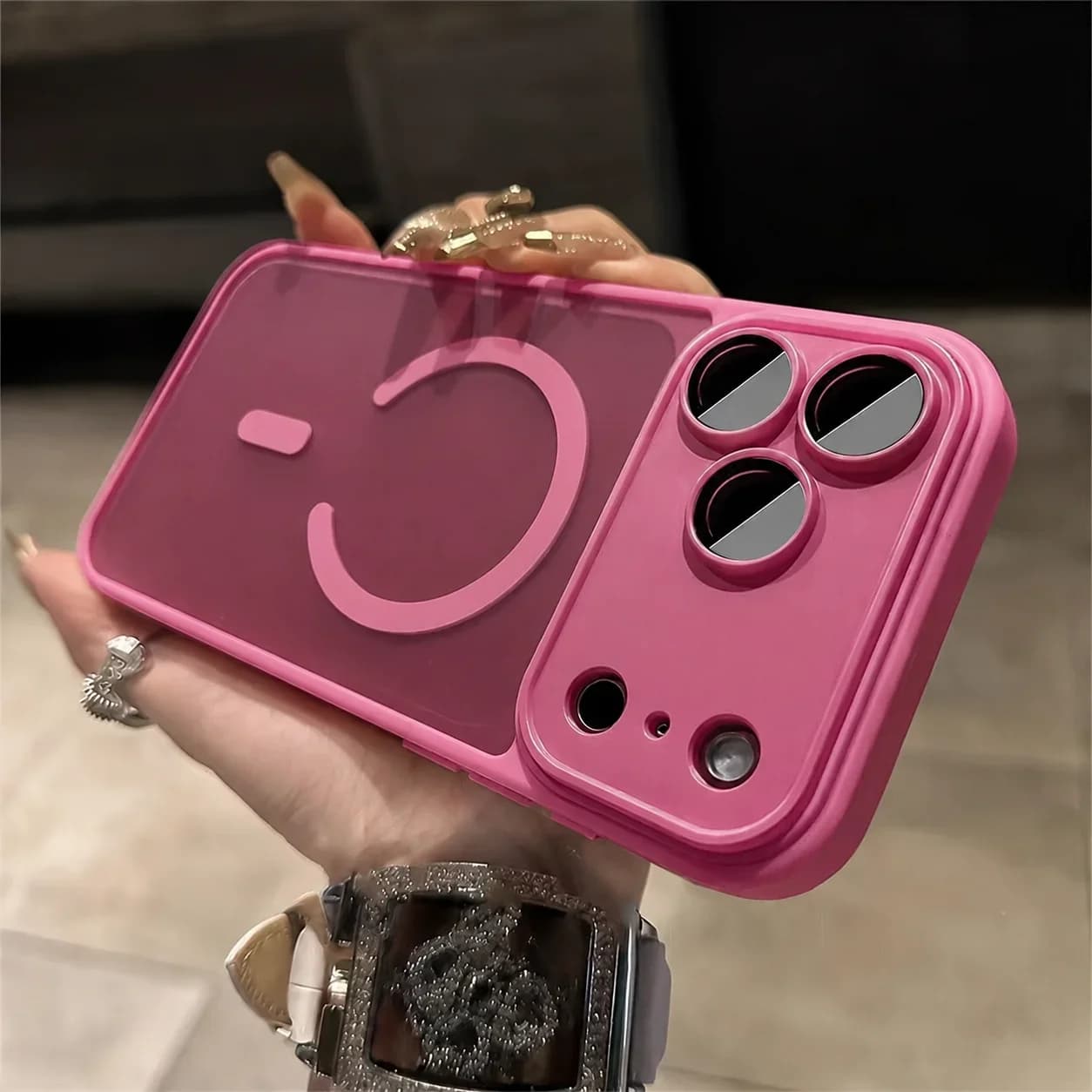 Magnetic Matte Translucent Shockproof Phone Case for IPhone 18，17，16，15，14，13，12，Plus Pro Max for Magsafe Back Cover