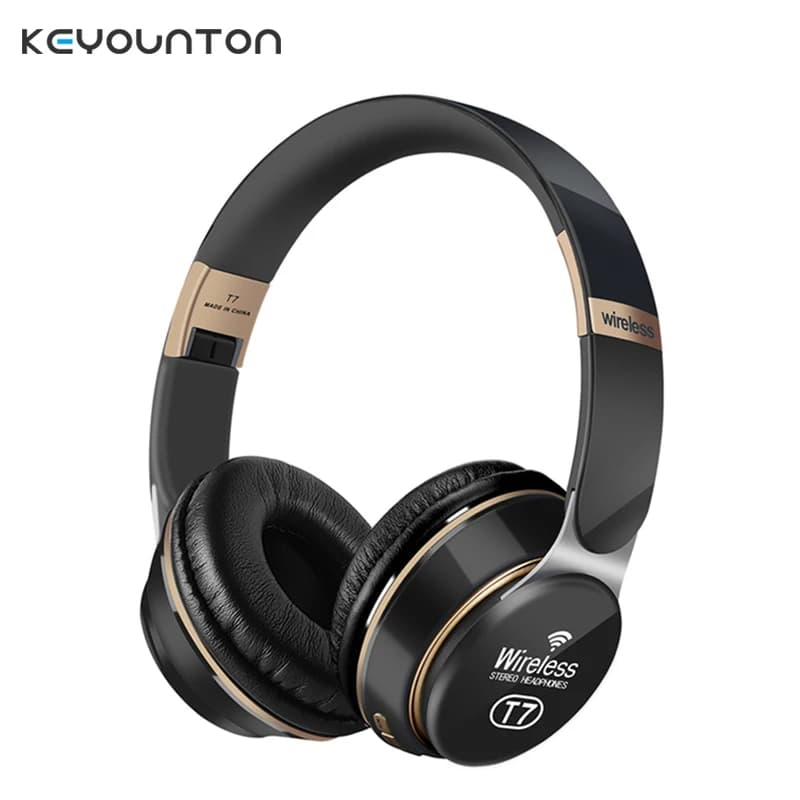 Cuffie Wireless HiFi bassi potenti cuffie Bluetooth cancellazione del rumore auricolari Bluetooth supporto TF Card per giochi tutti i telefoni