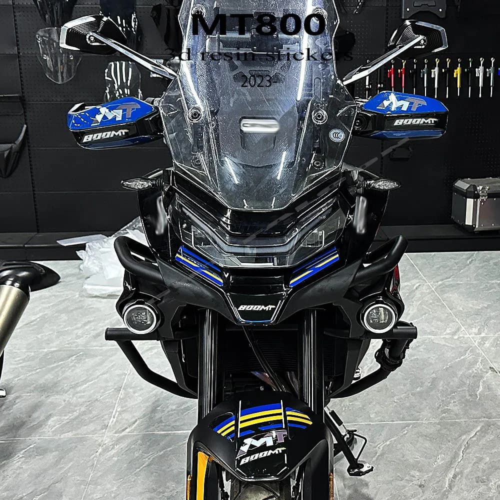 800MT adesivo di protezione del Pad del serbatoio del motociclo per CFMoto 800MT Explore 800MT Limited Edition 2023 2024 Kit di adesivi in resina epossidica 3D