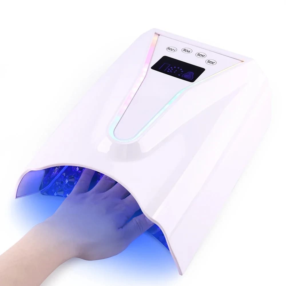 2024 128 W Advanced Wireless Nail Lamp Curing Lamp for LED Rechargeable Gel Nail Polish Wireless UV in stock