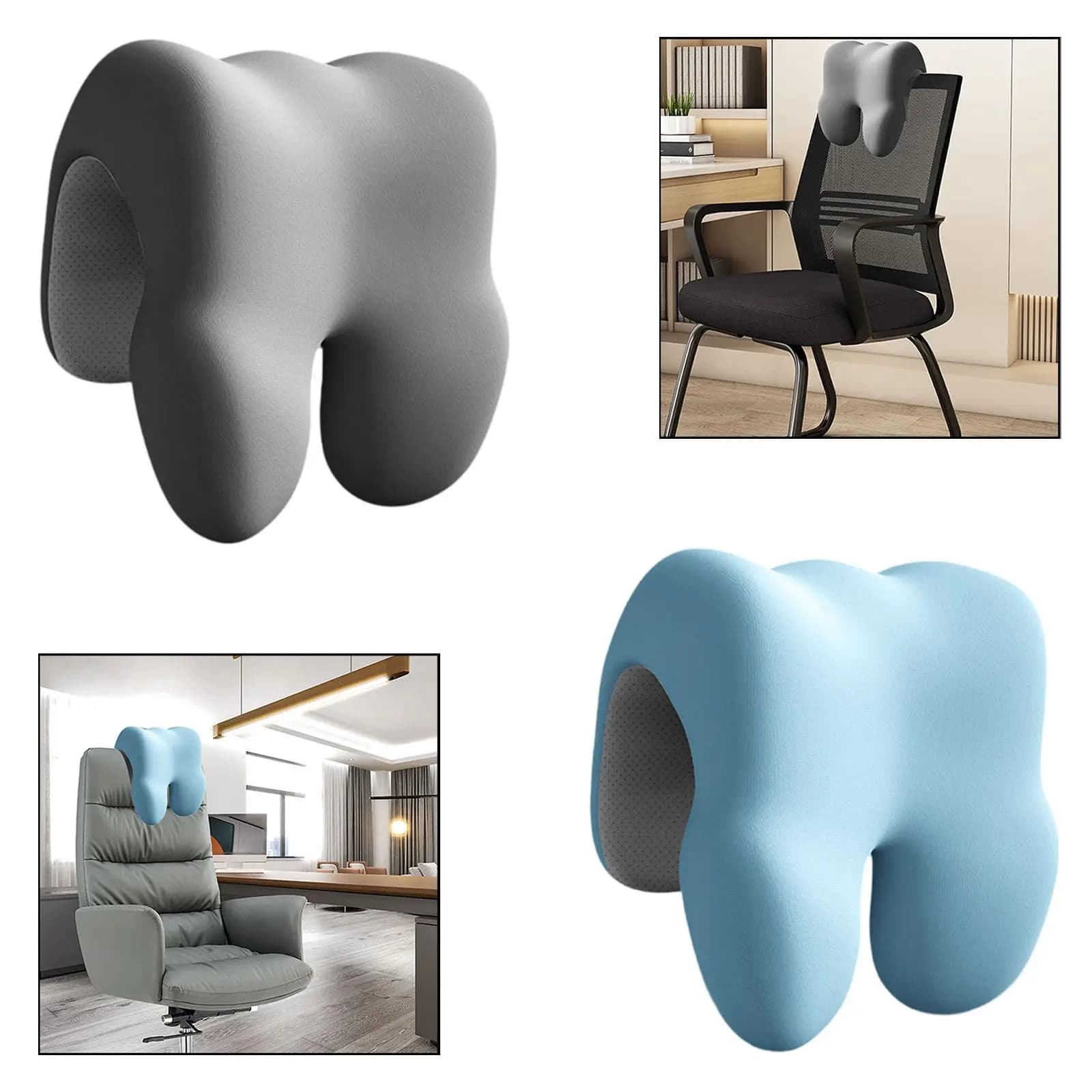 Supporto per il collo della sedia da ufficio, poggiatesta, cuscino da scrivania, memory foam, comodo, 26 X