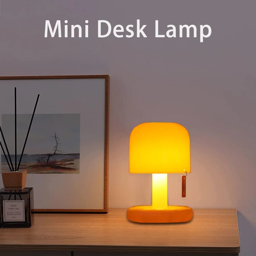 Desk Lamp Atmosphere Sunset Lamp Scenter Bedside Lamp Bedside Table Lamp Small Night Lamp Rechargeable Desk Lamp Bedroom Reading