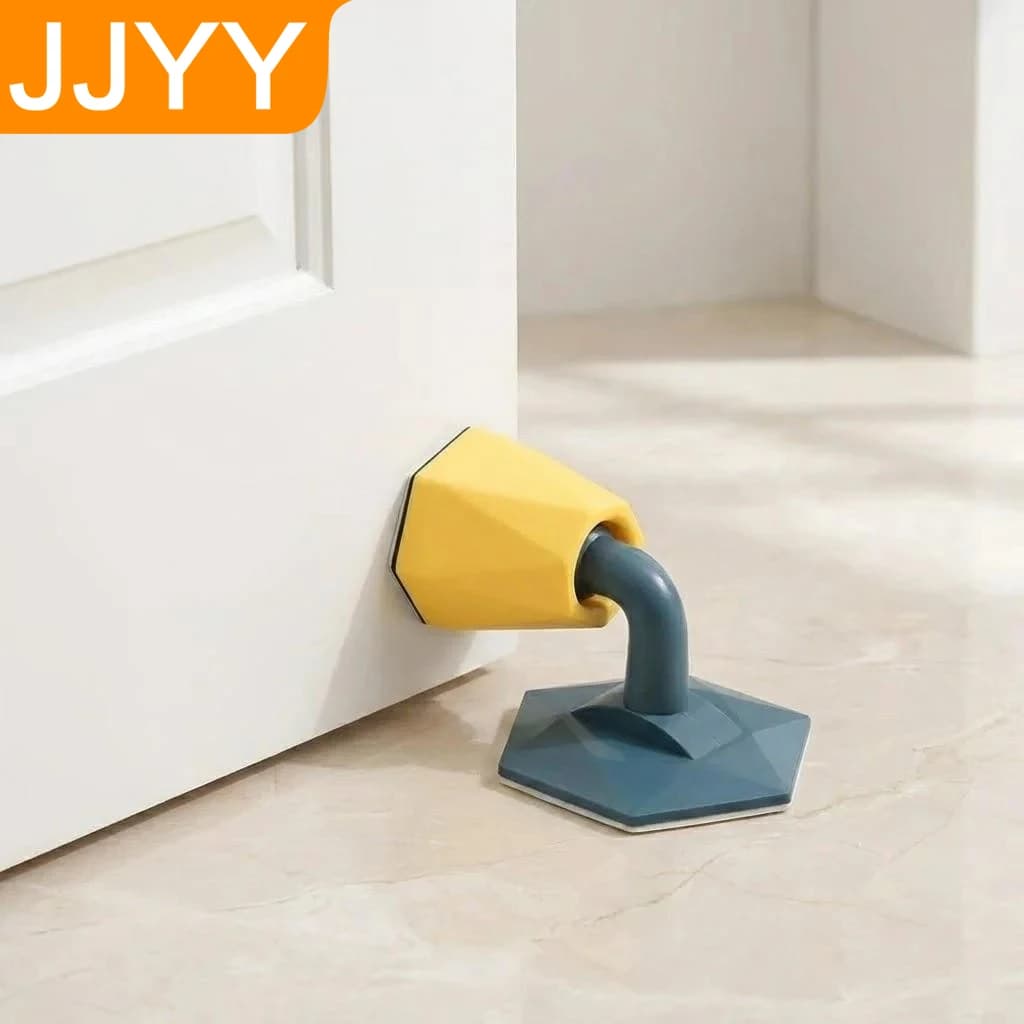 Fermaporta Antiscivolo Riutilizzabile per Casa, Ufficio, Camera da Letto, Ristorante, Protezione a 90 Gradi in ABS