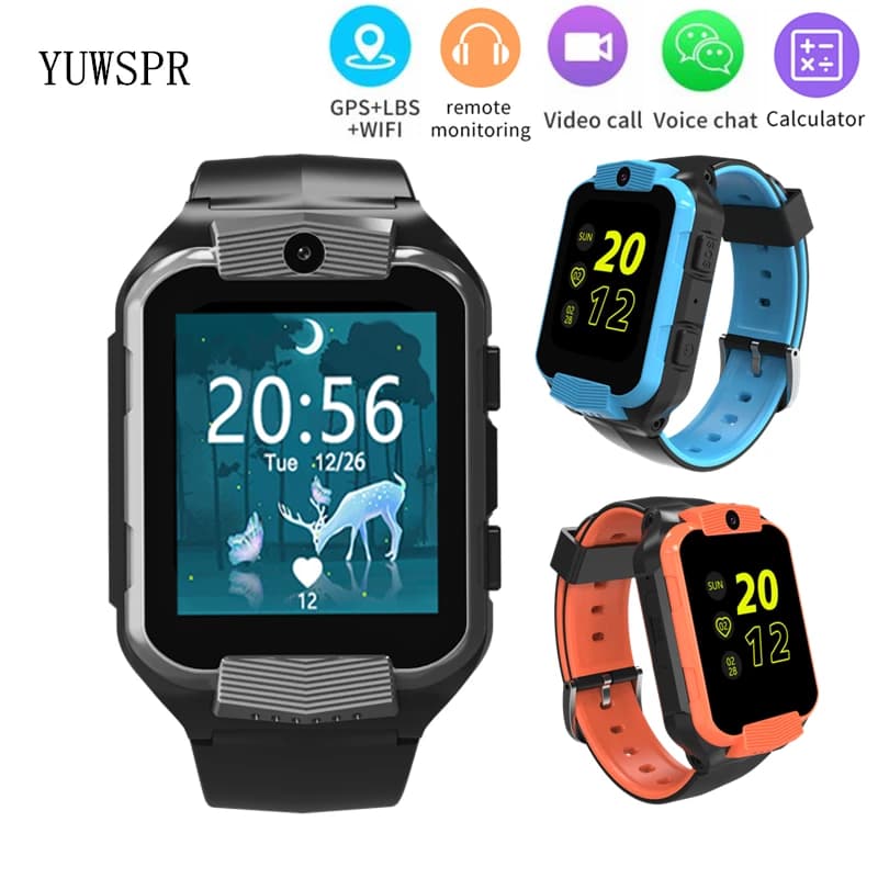 4G Kids GPS Tracker Smart Watches GPS WIFI posizione videochiamata ascolto Baby Remote Sound Monitoring SIM Smart Clock LT35