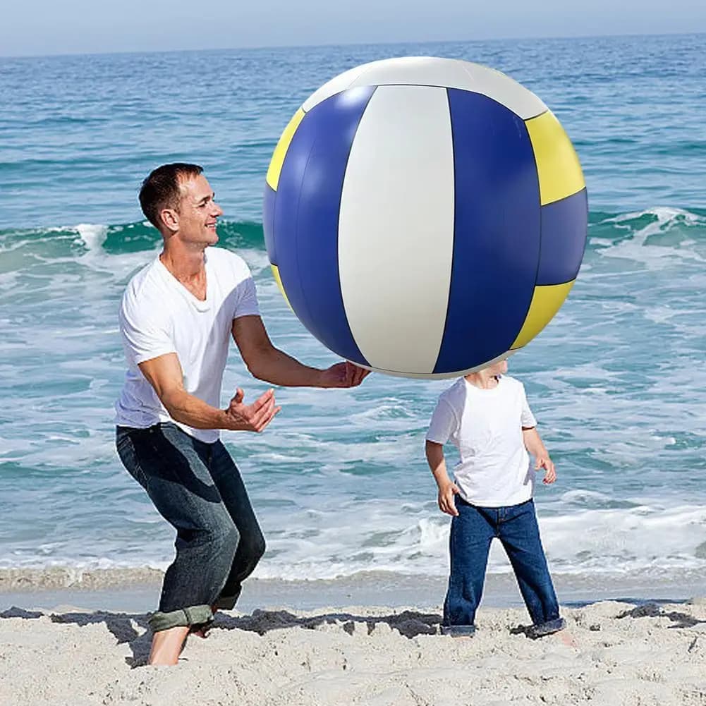 Nuovo pallavolo da spiaggia gonfiabile gigante in PVC, grande calcio, palla da erba all'aperto, divertimento sportivo, palla da riunione, costruzione di squadre, pallavolo da spiaggia
