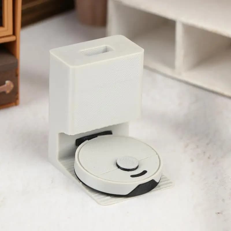 Nuovo Ornamento Miniatura Spazzatrice, Modello Mini Robot Aspirapolvere per Casa delle Bambole, Decorazione Scena Soggiorno, Giocattoli per Gioco di Ruolo