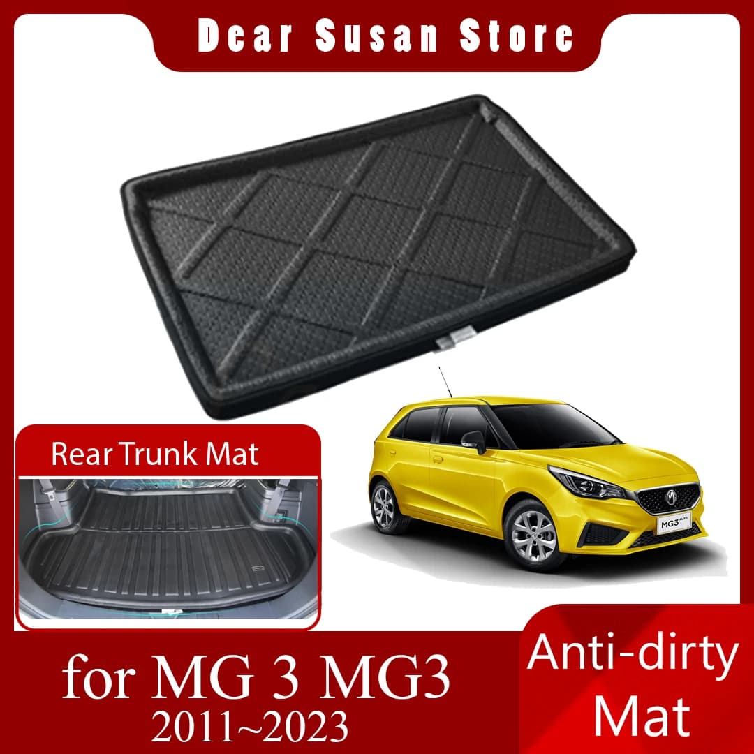 MG 3 MG3 Special Back Luggage Car Mat 2011 ~ 2023 2012 2013 2014 2022 2015 2016 2017 2018 2019 2020 2021 Waterproof Bag Pad Space Liner Cover Accessories