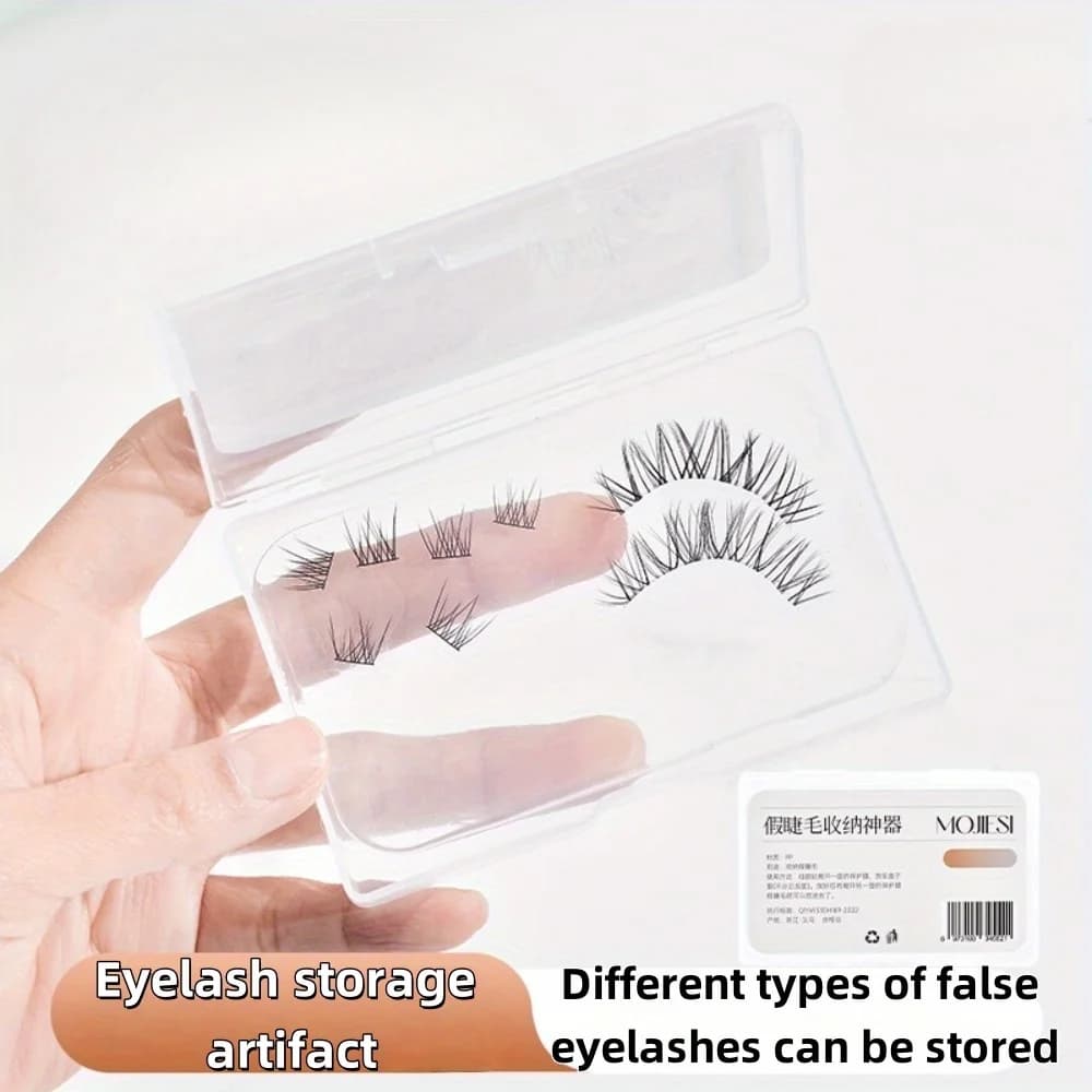 Portable False Eyelashes Storage Box Travel Lash Case Dust-proof Eyelash Extension Organizer Makeup Tool Container Holder Box