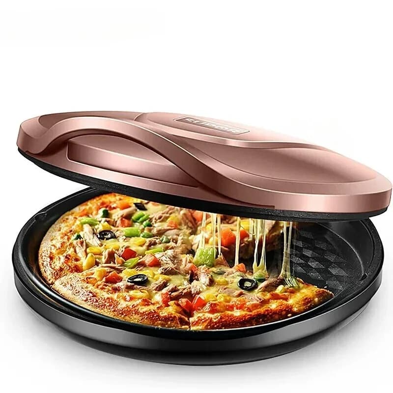Vendite calde SUPOR Per uso domestico Riscaldamento bifacciale Elettrico Pancake Pan Macchina per friggere Piastre superiori e inferiori sono riscaldati separatamente