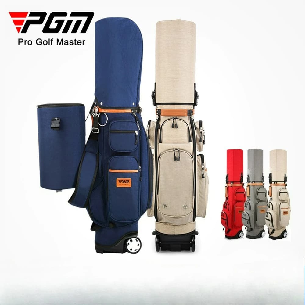 PGM Golf Checked Aviation Bag Thermostatic Bag Golf Multi-functional Tug Ball Bags with Password Lock QB038