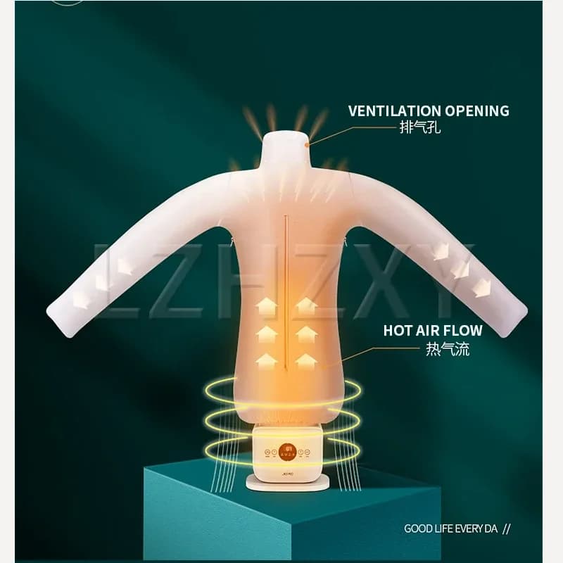 Stiratrice Automatica per Manichini 1400W/1250W per Scarpe/Gonne/Pantaloni, Stiratrice a Sospensione con Rimozione Automatica delle Pieghe e Asciugatura