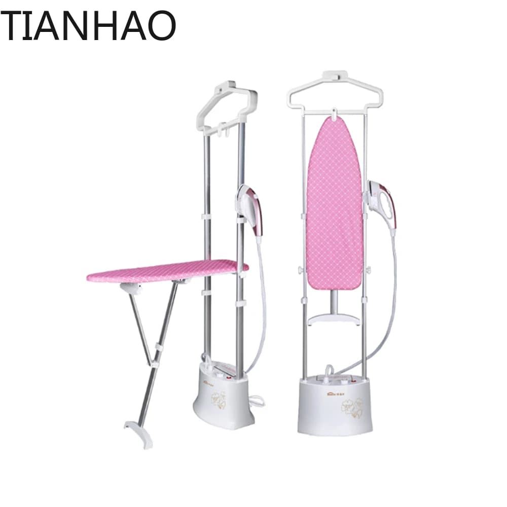 1.6L Pressurized Garment Steamer Double Pole Household Hanging Machine Steam Iron Machine Steamer for Clothes