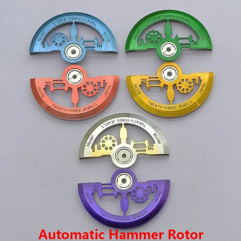 Mod NH36 NH35 Movimento Rotore Orologio Pendolo Adatto NH38 NH39 4R35 6R35 7S26 NH35 Movimento Pendolo Peso Oscillante Martello Parti